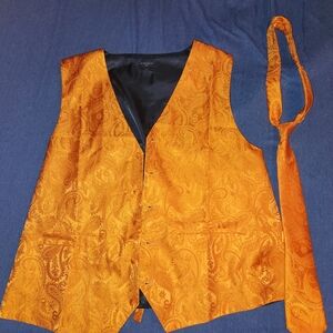 Mens Vest And Tie Size XXXL